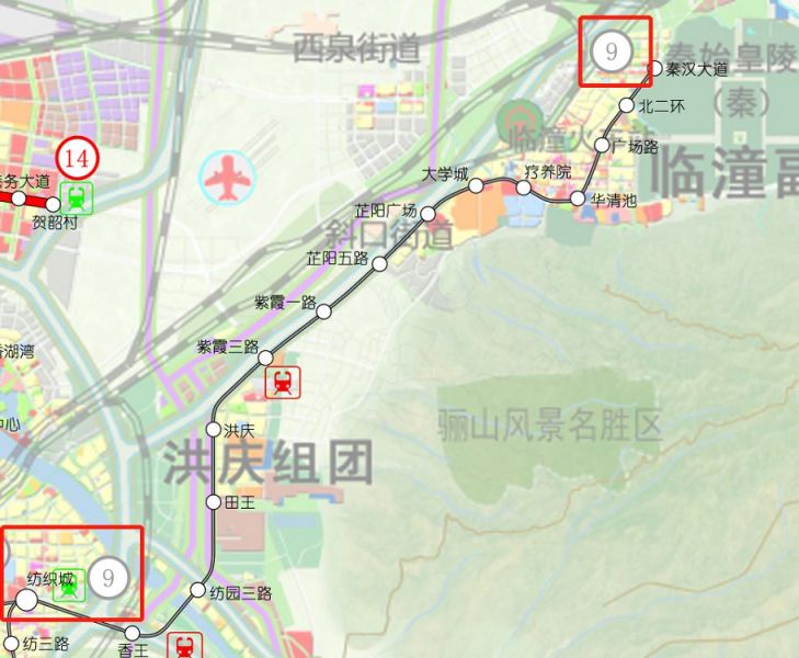 西安地鐵9號線線路圖揭秘，城市發展的脈搏與未來藍圖展望