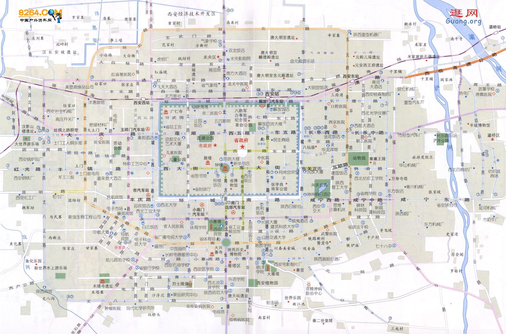 西安市最新地圖，古都新面貌探索